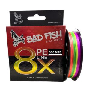 Multifilamento Badfish X8 0.16mm 1,0 PE 300 mtr