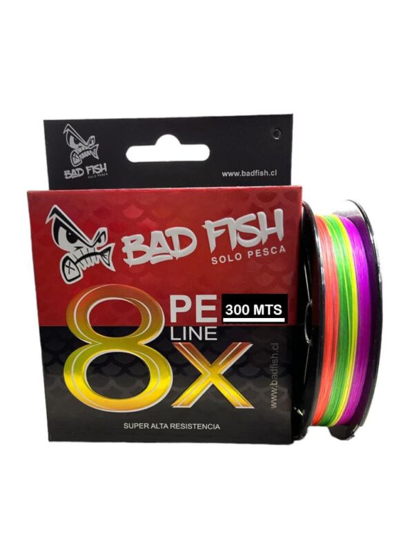 Multifilamento Badfish X8 0.16mm 1,0 PE 300 mtr