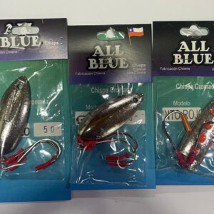 CHISPA ALL BLUE  50 GRS GOTA, cromadas