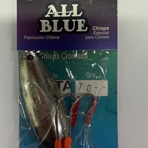 CHISPAS ALL BLUE GOTA 70GRS,cromadas