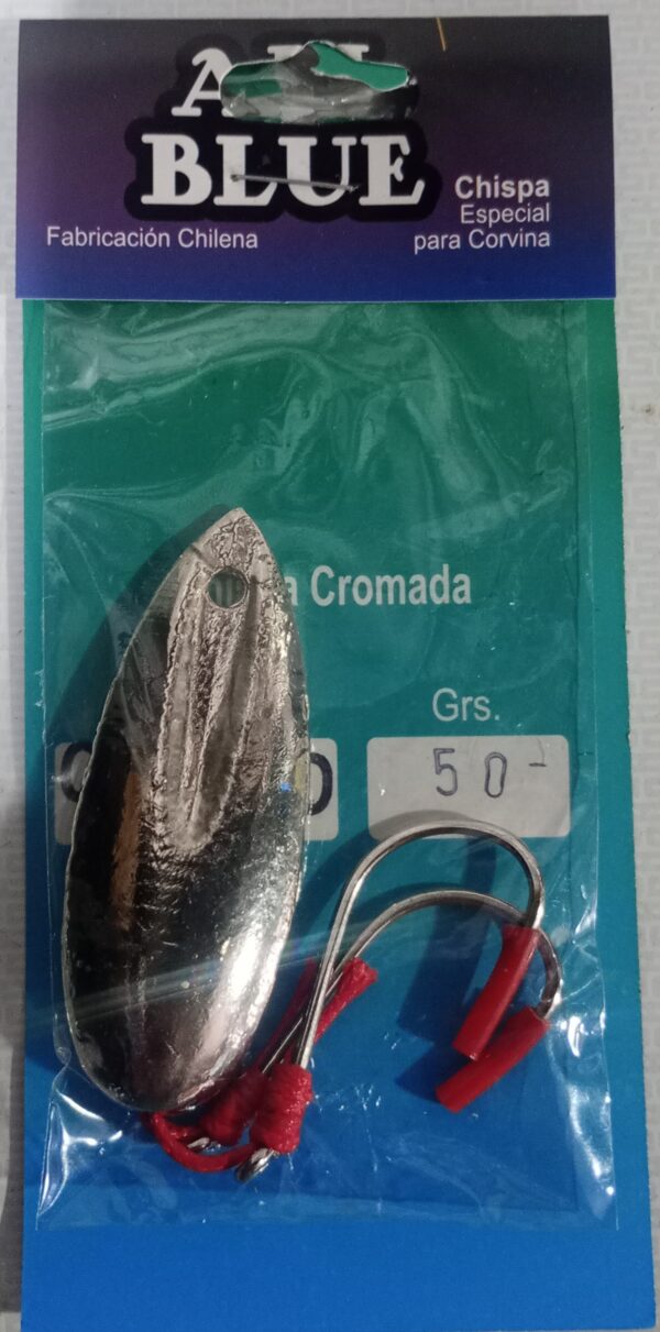 CHISPAS ALL BLUE CAMELLO 50GRS,cromadas