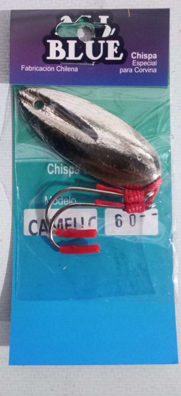 CHISPAS ALL BLUE CAMELLO 60GRS,cromadas