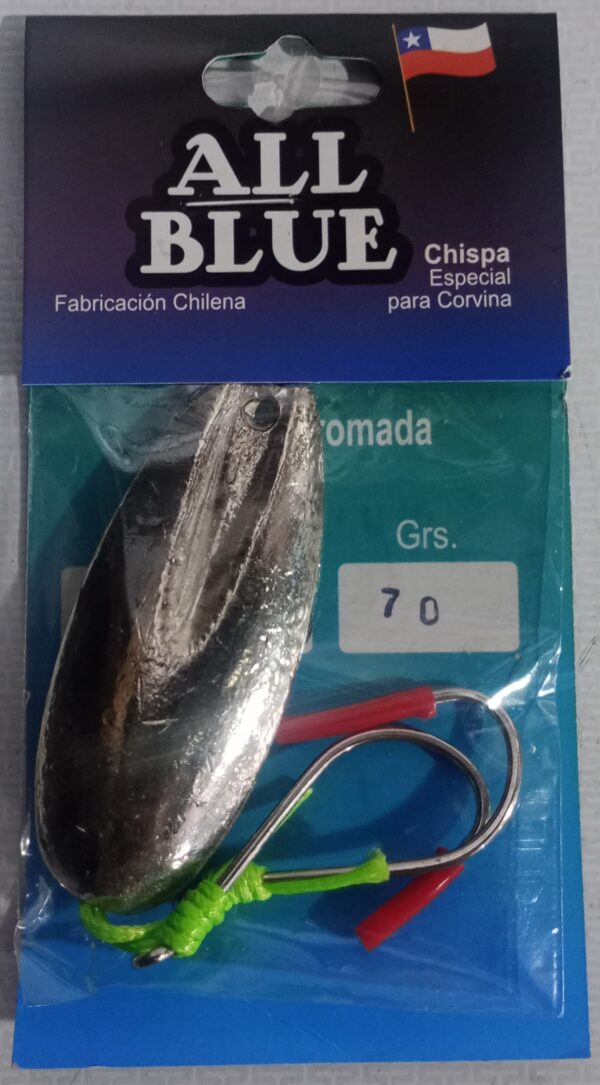 CHISPAS ALL BLUE CAMELLO 70-80GRS,cromadas