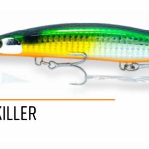 SEÑUELO CORVINATOR FLAT FINDER 125 MD-S, GREEN KILLER, 27.5 GR
